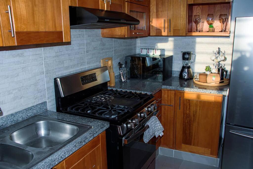 Apart. Bbq, Jacuzzi Y Vista Al Mar, 4Hb/Ac. Barahona Exterior photo